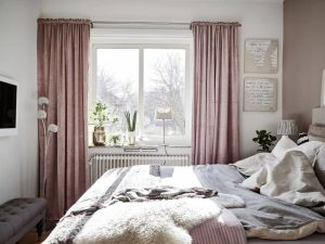 پرده های شیک و ساده برای اتاق خواب عروس