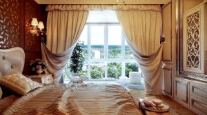 پرده های ساده برای اتاق خواب بزرگسال