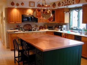 رنگ مسی برای دکوراسیون داخلی آشپزخانه