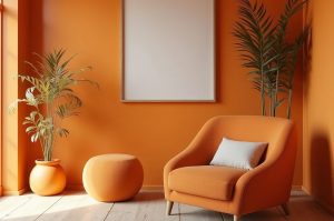 رنگ نارنجی در کوراسیون داخلی