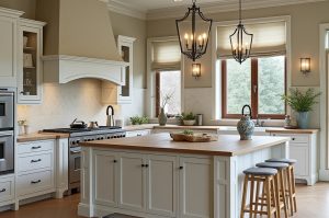 تلفیق سبک مدرن و کلاسیک در آشپزخانه