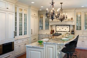 کابینت کلاسیک سفید