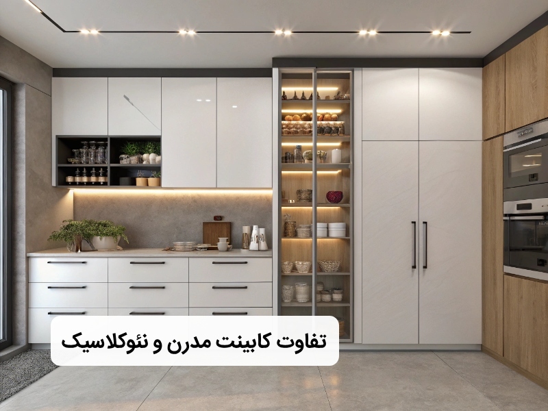 کابینت مدرن بهتر است یا نئوکلاسیک؟