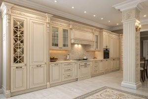 کابینت نئوکلاسیک کرمی